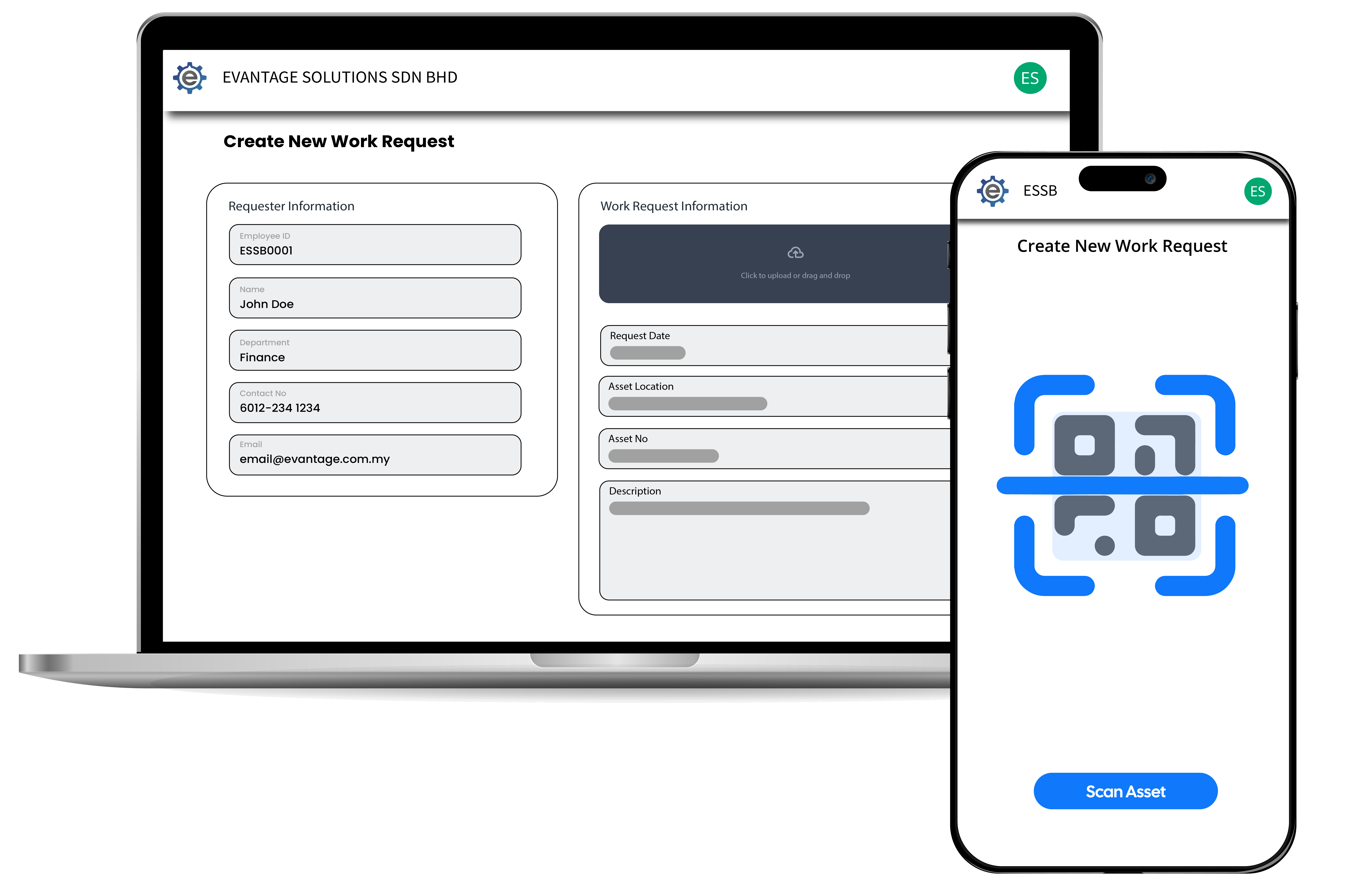 Evantage CMMS Web Work